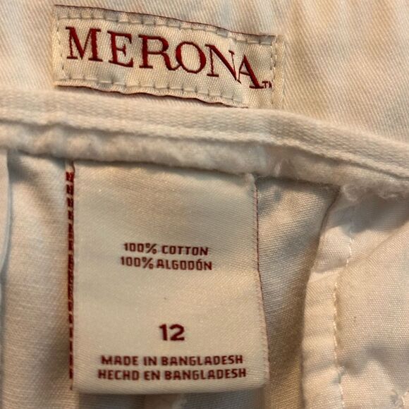 Merona White Bermudas Relaxed - Picture 4 of 4